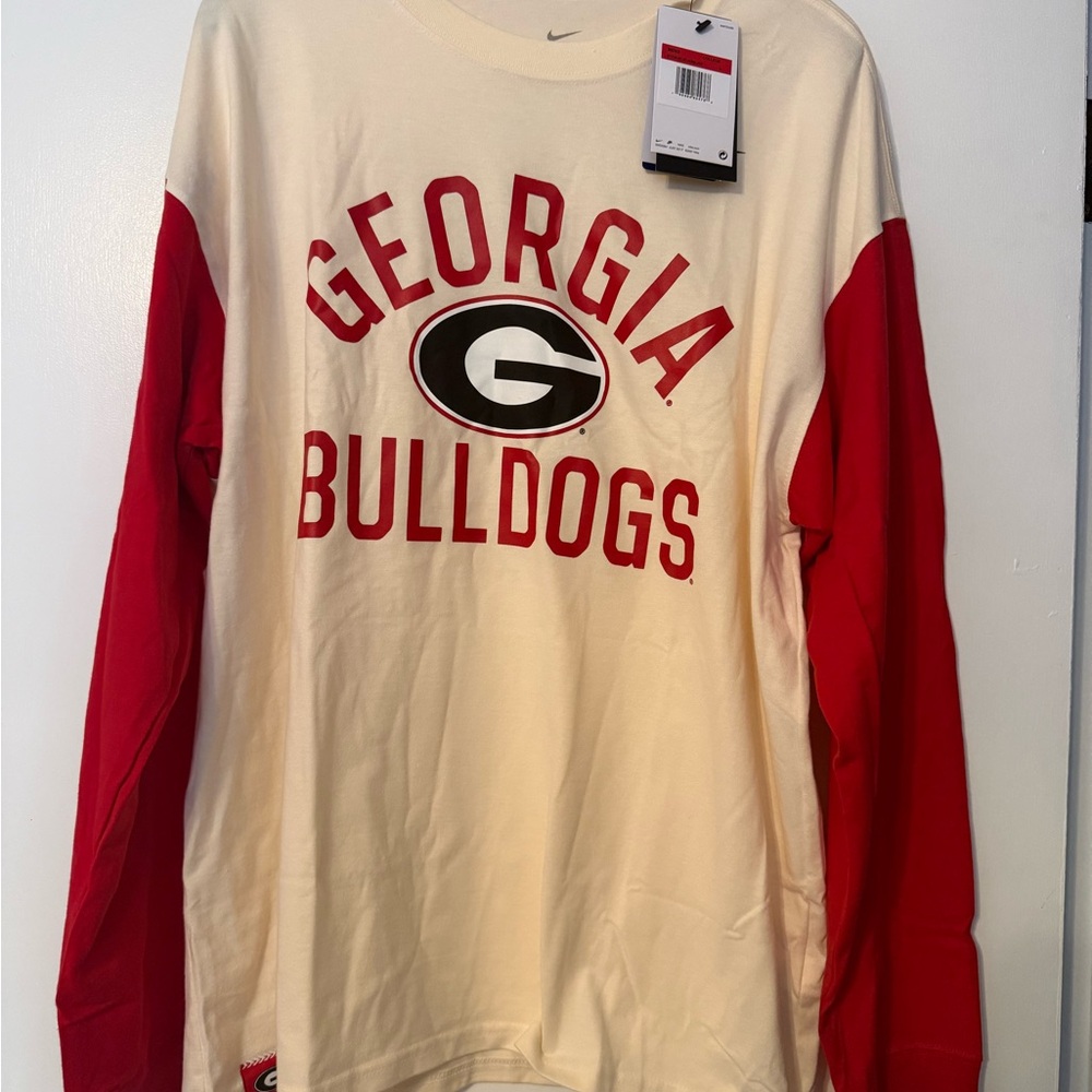New Nike Georgia Bulldogs Long Sleeve Shirt